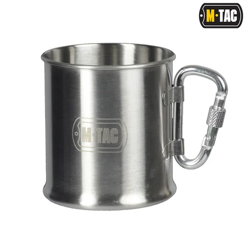 M-Tac Mug 8.5oz Stainless Steel with Carabiner image 1