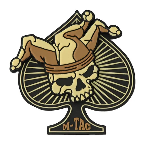 M-Tac patch Ace of Spades 3D PVC image 1