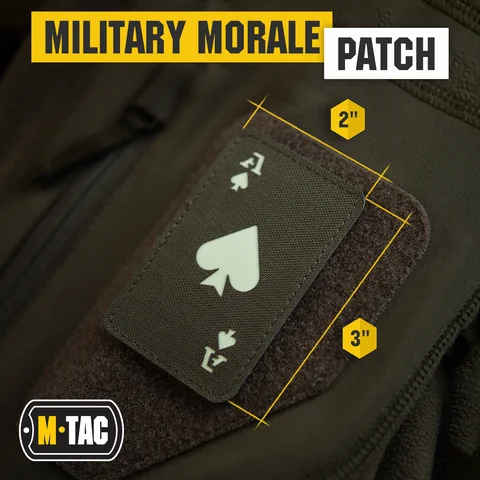 M-Tac patch Ace of Spades Laser Cut image 8