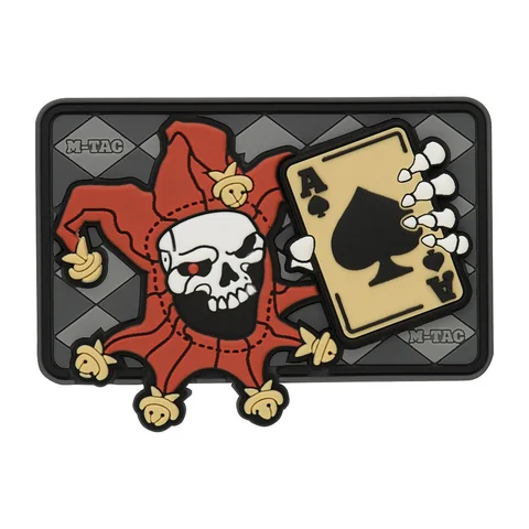 M-Tac patch Joker Skull 3D PVC image 1