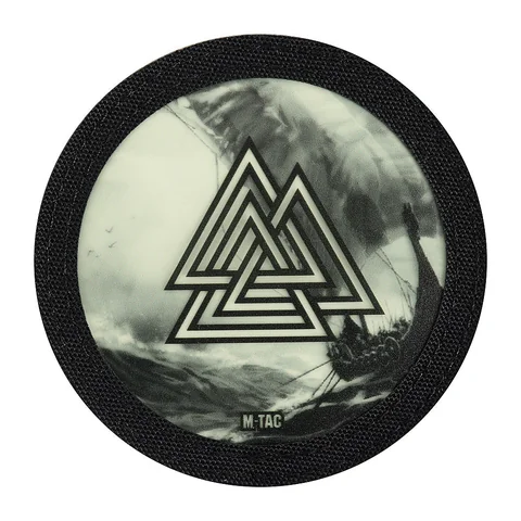 M-Tac Patch Walknut/Drakkar Round (3 inches) image 1