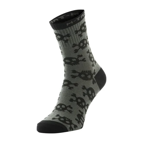 M-Tac Socks Lightweight Mk.3 Pirate Skull image 1