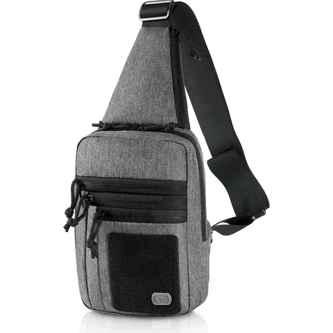 M-Tac Tactical Bag Shoulder Chest Pack with Sling & Loop Panel image 1