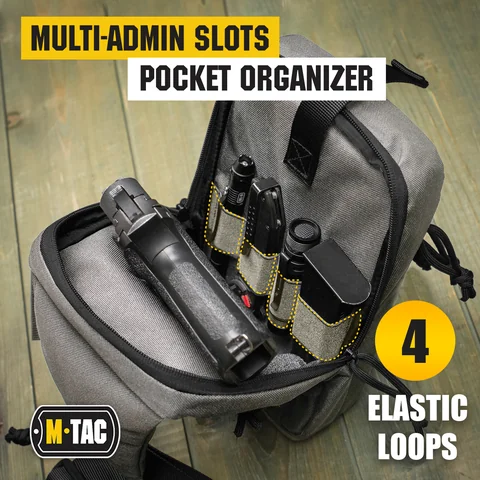 M-Tac Tactical Bag Shoulder Chest Pack with Sling & Loop Panel image 6