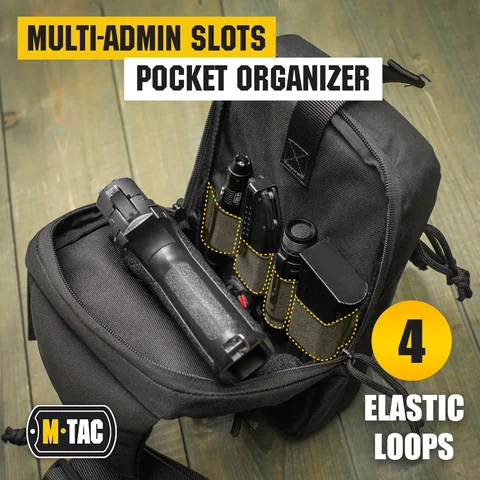M-Tac Tactical Bag Shoulder Chest Pack with Sling & Loop Panel image 12