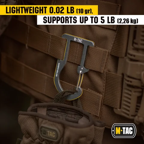 M-Tac Aluminum Carabiner for Backpack Molle image 2