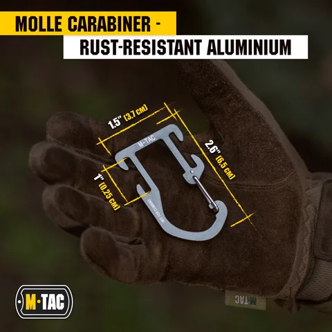 M-Tac Aluminum Carabiner for Backpack Molle image 5