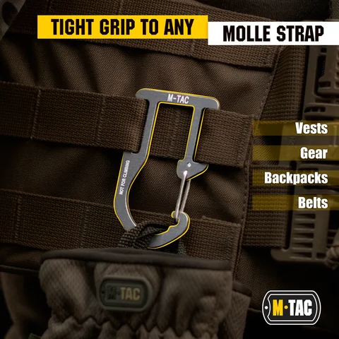 M-Tac Aluminum Carabiner for Backpack Molle image 6