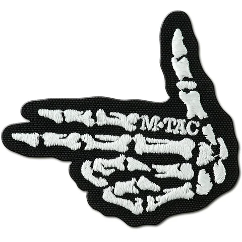 M-Tac GITD Patch Skeleton Shooter (Embroidered) image 1