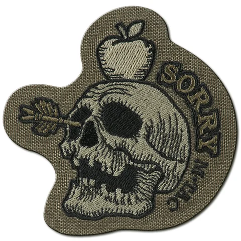 M-Tac “SORRY” Embroidered Morale Patch image 1