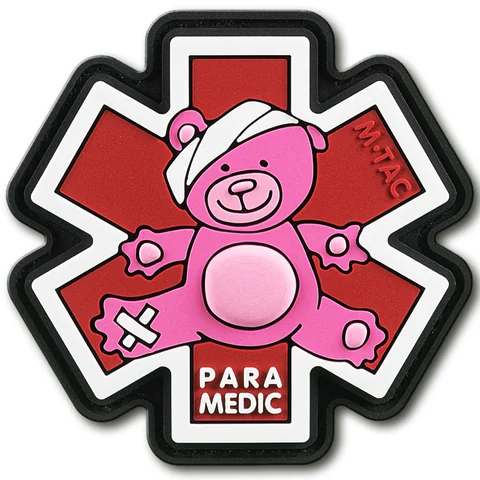 M-Tac Morale Patch Paramedic Bear PVC image 1
