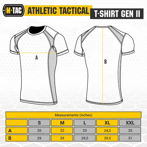M-Tac T-Shirt Athletic Tactical Gen II with Loop Panels (Set of 3) image 6