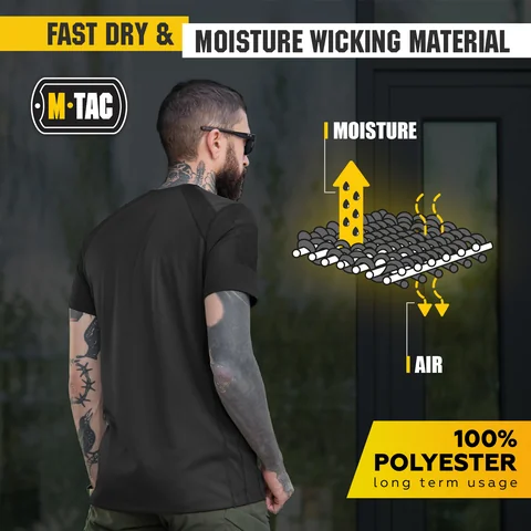 M-Tac T-Shirt Athletic Tactical Gen II with Loop Panels (Set of 3) image 10