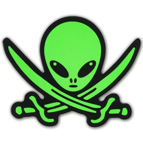 M-Tac Morale Patch Alien PVC image 1