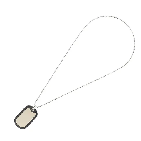 M-Tac Military Dog Tag with Rubber Silencer image 1